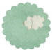 Lorena Canals koberce Přírodní koberec, ručně tkaný Puffy Sheep - 140x140 kytka cm