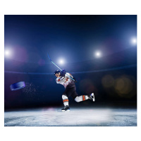 Fotografie Ice hockey player shooting puck., Robert Decelis, (40 x 35 cm)