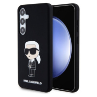 Karl Lagerfeld Liquid Silicone Ikonik NFT Samsung Galaxy S24+ černé Černá