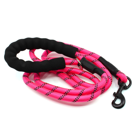 Azar nylonové vodítko pro psa | 300 cm Barva: Růžová, Délka vodítka: 200 cm