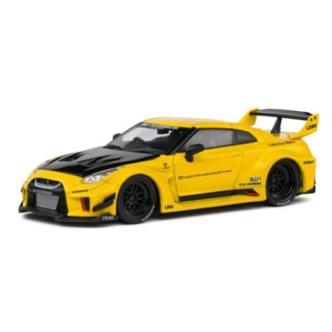 1:43 NISSAN GTR35 LBWK SILHOUETTE YELLOW 2019