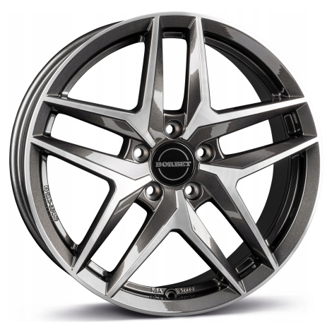 4x Nové Ráfky Borbet Z 19X8.0 5x112 ET44 57,1 Magp