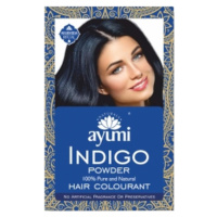 Ayumi Prášek INDIGO – barva na vlasy modročerná 100 g