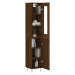 vidaXL Skříň highboard hnědý dub 34,5 x 34 x 180 cm kompozitní dřevo