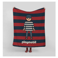 Dětská deka z mikrovlákna 130x130 cm Stripes – Playmobil