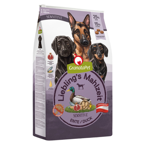 GranataPet Liebling's Mahlzeit Adult Sensitive kachní - 10 kg