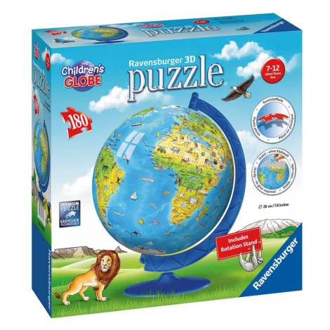 Ravensburger 3D puzzle Ravensburger dětský globus (anglický)