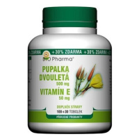 BIO-Pharma Pupalka dvouletá 500mg Vitamin E 50mg tob.100+30