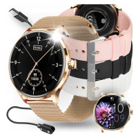 Chytré Hodinky Dámské Vodotěsné Hodinky Pl Menu Hovory Smart Watch 4 Řemínky