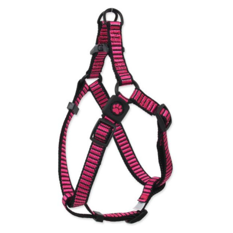 Postroj Active Dog Premium M růžový 2x53-77cm