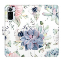 iSaprio flip pouzdro Succulents pro Xiaomi Redmi Note 10 Pro