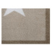 Protiskluzová rohožka Deko 105352 Beige Creme 50x70 cm