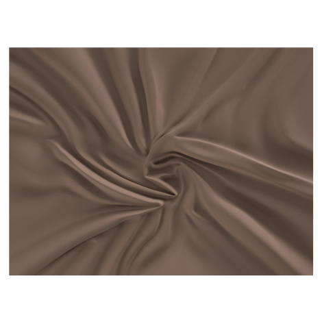 Kvalitex Saténové prostěradlo LUXURY COLLECTION 80x200cm  tm hnědé / čokoládové Prostěradlo vhod