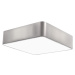 Nova Luce Moderní přisazené stropní svítidlo Ragu - 4 x 10 W, 360 x 360 mm, nikl NV 866604