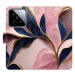 iSaprio flip pouzdro Pink Leaves pro Xiaomi 14