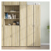 vidaXL Skříň highboard dub sonoma 30 x 42,5 x 185 cm kompozitní dřevo