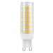 LED žárovka - G9 - 8W - 780Lm - PVC - teplá bílá