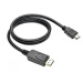C-TECH kabel DisplayPort/HDMI, 1m, černý