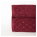 Bavlněný froté ručník se vzorem OLIWIER 50x90 cm vínová 520 gr Mybesthome