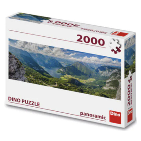 Puzzle Pohled na Alpy 2000 dílků Dino
