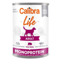 Calibra Life Calibra Dog Life Adult Wild boar konzerva divočák s brusinkami 400g