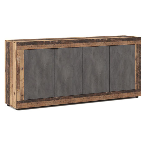 Komoda RUNEA tmavě hnědá/antracit 5907758729502