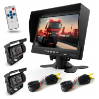 Monitor Bus Tir 2xKAMERA Cofania 10M Pilot Ir Led