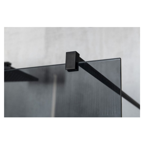 GELCO VARIO BLACK jednodílná sprchová zástěna k instalaci ke stěně, kouřové sklo, 1200 GX1312GX1