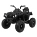 Mamido Dětská elektrická čtyřkolka ATV nafukovací kola černá