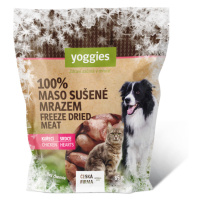 Yoggies mrazem sušené (lyofilizované) kuřecí srdce 85g