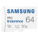 Samsung micro SDXC 64GB PRO Endurance + SD adaptér