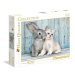 Clementoni 35004 - Puzzle 500 Kočka a králík