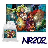 Puzzle 192 El. Skládačka dárek Scooby Doo Sáček S Potiskem