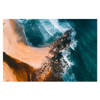 Fotografie Aerial view of sea,Indonesia, Dicky  Aditya / 500px, 40 × 26.7 cm