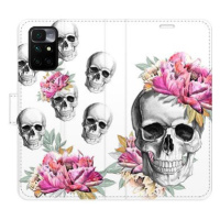 iSaprio flip pouzdro Crazy Skull pro Xiaomi Redmi 10