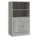 vidaXL Skříň highboard šedá sonoma 60 x 35,5 x 103,5 kompozitní dřevo