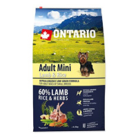 ONTARIO Dog Adult Mini Lamb & Rice 6,5 kg