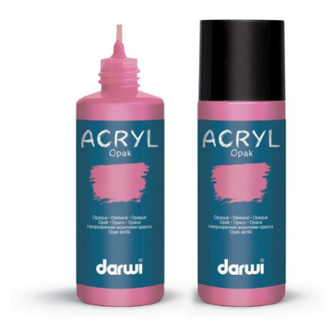 Akrylová barva DARWI ACRYL OPAK 80 ml, růžová