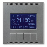 ABB Neo Tech termostat pokojový ocelová 3292M-A10301 36 programovatelný