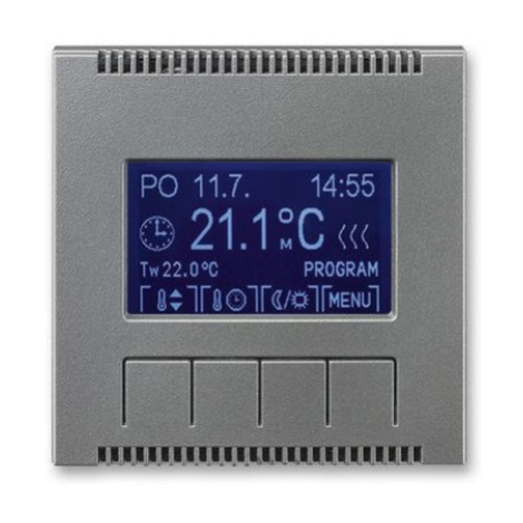 ABB Neo Tech termostat pokojový ocelová 3292M-A10301 36 programovatelný