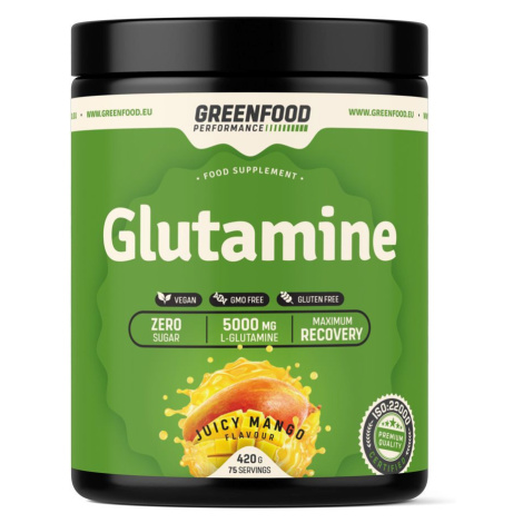GreenFood Performance Glutamine Juicy mango 420 g GreenFood Nutrition