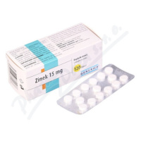 Zinek 15 mg tbl.120 Generica