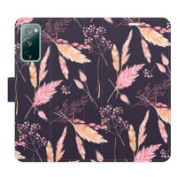 iSaprio flip pouzdro Ornamental Flowers 02 pro Samsung Galaxy S20 FE