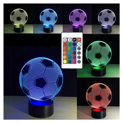 Popron.cz 3D Noční LED lampa - fotbalový míč