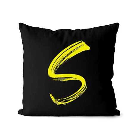 Impar písmeno S, barva iniciály žlutá