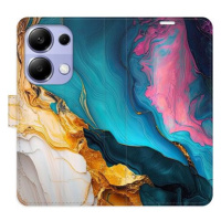 iSaprio Flip pouzdro Colourful Marble pro Xiaomi Redmi Note 13 Pro