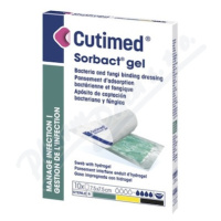 Cutimed Sorbact gel 7.5x7.5cm antimikrob.kryt.10ks