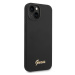 Guess GUHCP14MSLSMK hard silikonové pouzdro iPhone 14 PLUS 6.7" black Silicone Vintage Gold Logo