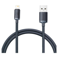 Kabel Baseus Crystal Shine cable USB to Lightning, 2.4A, 1.2m, black (6932172602680)