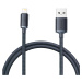 Kabel Baseus Crystal Shine cable USB to Lightning, 2.4A, 1.2m, black (6932172602680)